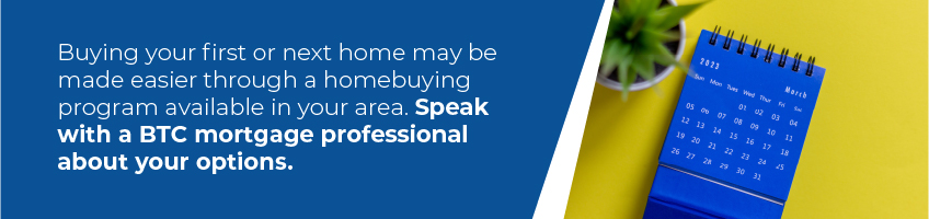 Speak with a mortgage professional.